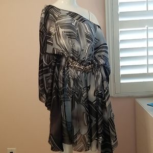 Custo Barcelona caftan kaftan tunic dress silk